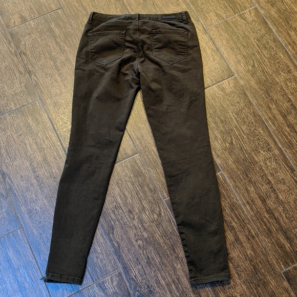 ZARA Basic Z1975 Power Stretch Olive Skinny Jean - Picture 7 of 12